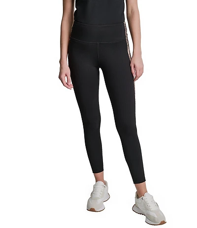 DKNY Sport by Donna Karan Side Stripe High Waist 7/8 Legging