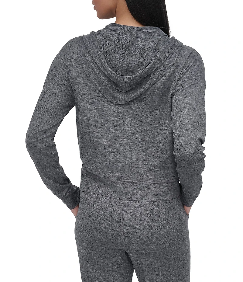 DKNY Sport by Donna Karan Spacedye Full Zip Long Sleeve Hoodie