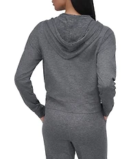 DKNY Sport by Donna Karan Spacedye Full Zip Long Sleeve Hoodie