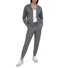 DKNY Sport by Donna Karan Spacedye Full Zip Long Sleeve Hoodie