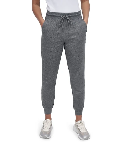 DKNY Sport by Donna Karan Coordinating Spacedye High Waist Slim Fit Joggers