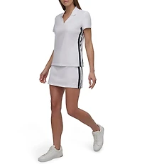 DKNY Sport by Donna Karan Sport Varsity Stripe Pique Skort