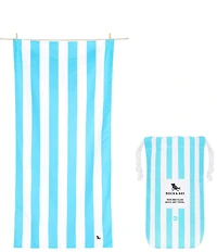 Dock & Bay Cabana Stripe Quick Dry & Recycled Materials Beach Towel