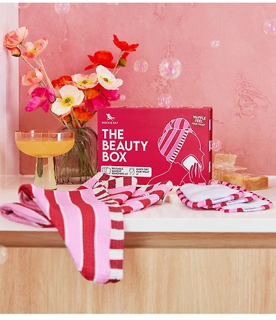 Dock & Bay The Beauty Box Waffle Texture Recycled Materials Gift Box