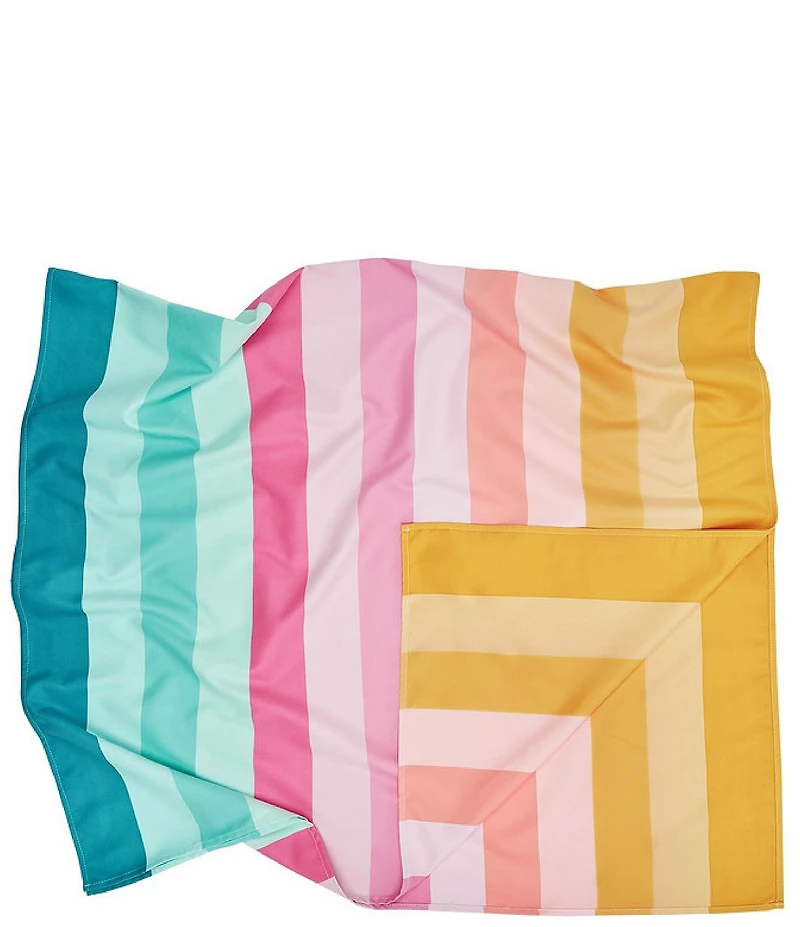 Dock & Bay Summer Shop Collection Coastal Candy Striped Quick Dry Beach Towel