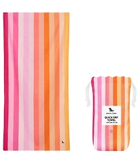 Dock & Bay Summer Shop Collection Multi Striped Quick Dry Beach Towel