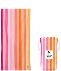 Dock & Bay Summer Shop Collection Multi Striped Quick Dry Beach Towel