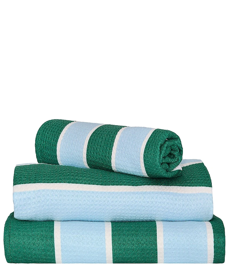 Dock & Bay Striped Quick Dry and Recycled Materials Bath Towel
