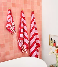 Dock & Bay Striped Quick Dry and Recycled Materials Bath Towel