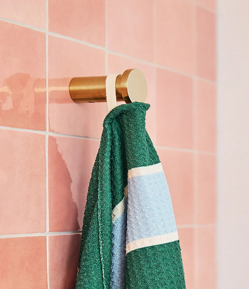 Dock & Bay Waffle Texture Striped Quick Dry and Recycled Materials Bath Towel