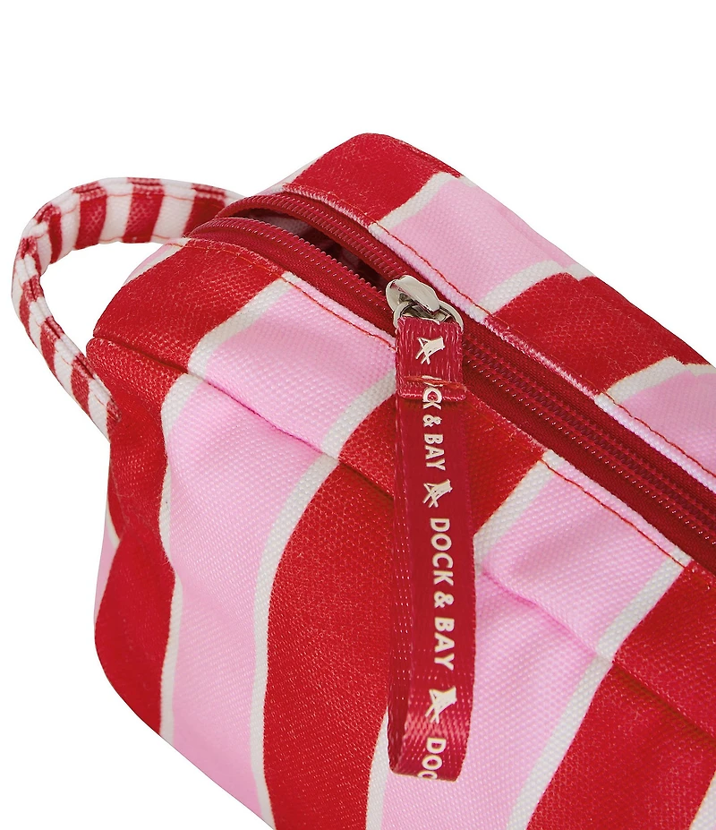 Dock & Bay Striped Travel Toiletry Bag
