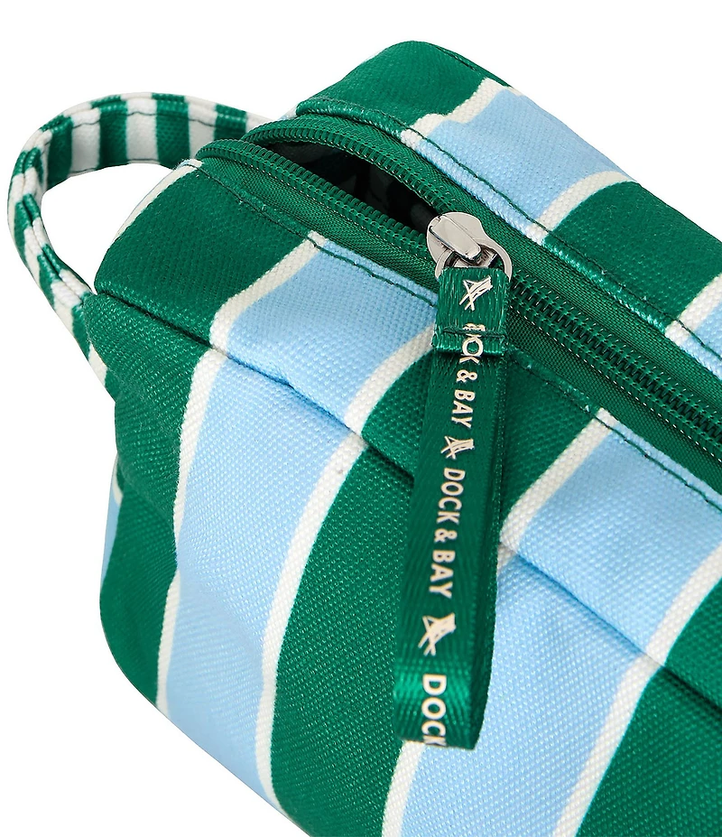Dock & Bay Striped Travel Toiletry Bag
