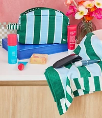 Dock & Bay Striped Travel Toiletry Bag