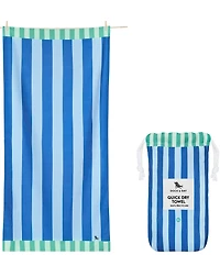 Dock & Bay Summer Shop Collection Blue Sky Quick Dry XL Beach Towel with Pouch
