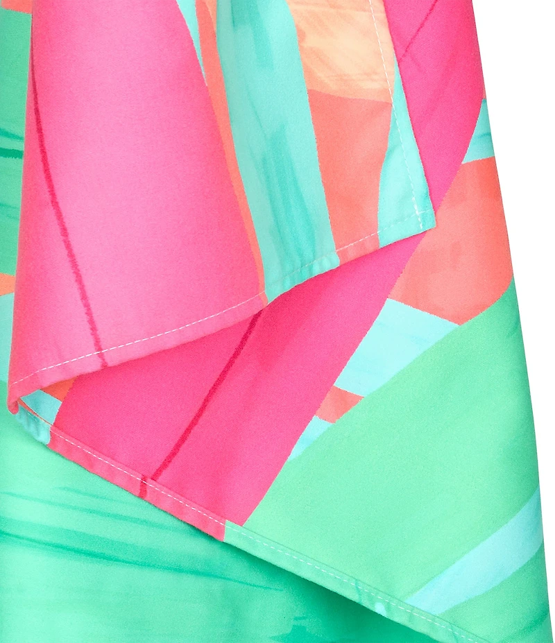 Dock & Bay Summer Shop Collection Hot Tropics Quick Dry XL Beach Towel with Pouch