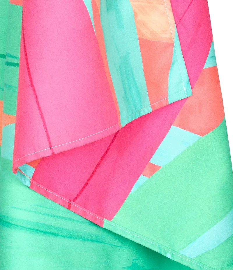 Dock & Bay Summer Shop Collection Hot Tropics Quick Dry XL Beach Towel with Pouch