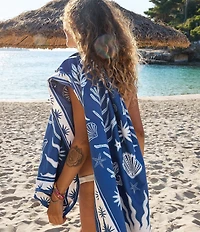 Dock & Bay Summer Shop Collection Ocean Treasure Quick Dry XL Beach Towel with Pouch