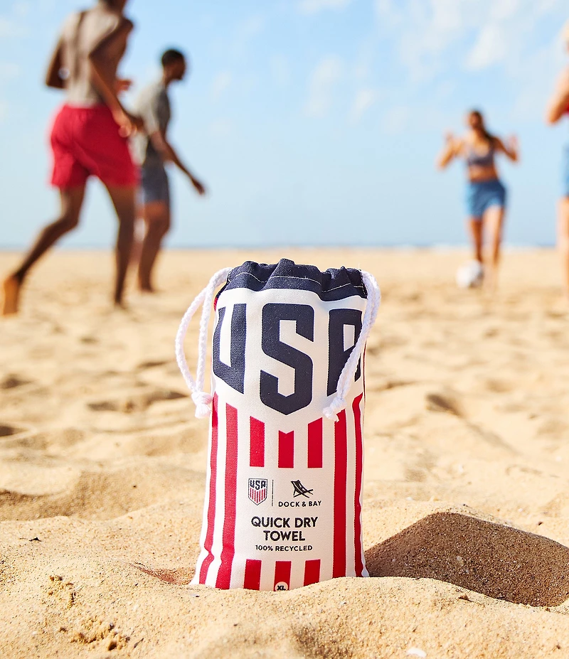 Dock & Bay USA Soccer Limited Edition Americana Quick Dry Towel