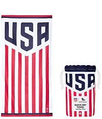 Dock & Bay USA Soccer Limited Edition Americana Quick Dry Towel