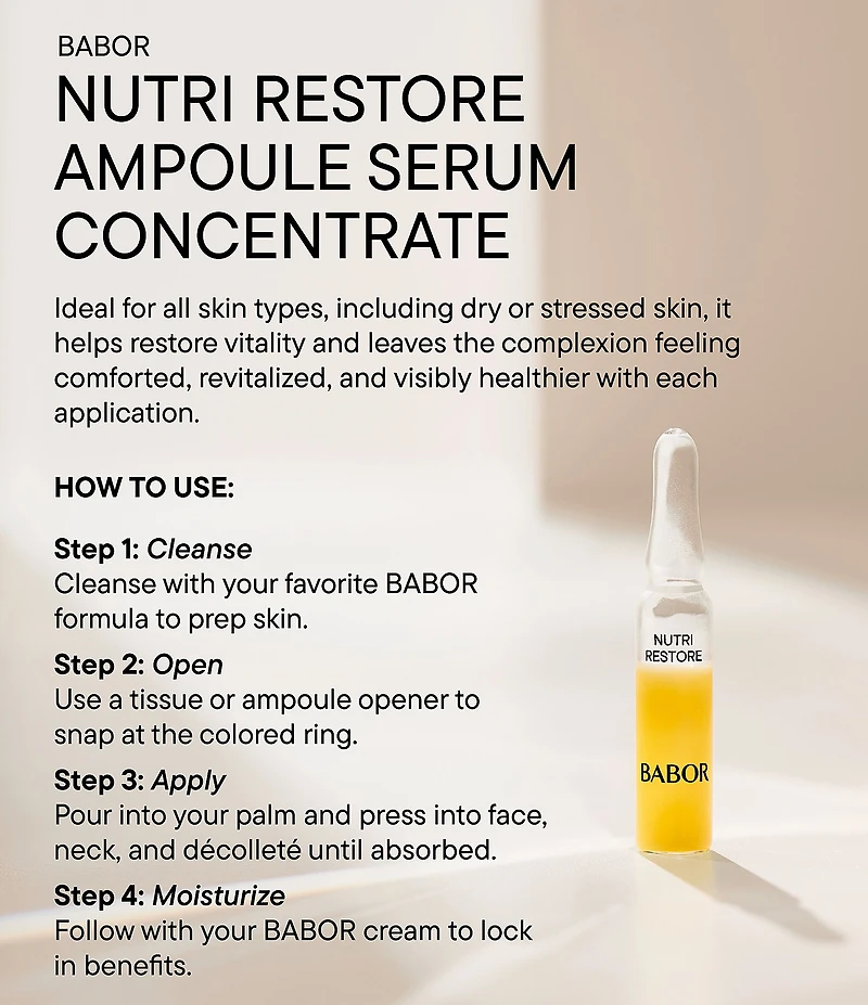 Doctor Babor Nutri Restore Ampoule