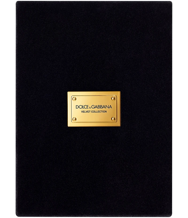 Dolce & Gabbana Velvet Collection Opulent Travel Set
