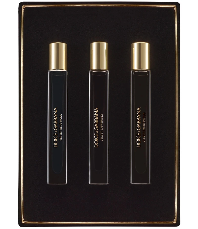 Dolce & Gabbana Velvet Collection Opulent Travel Set