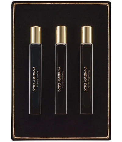 Dolce & Gabbana Velvet Collection Opulent Travel Set