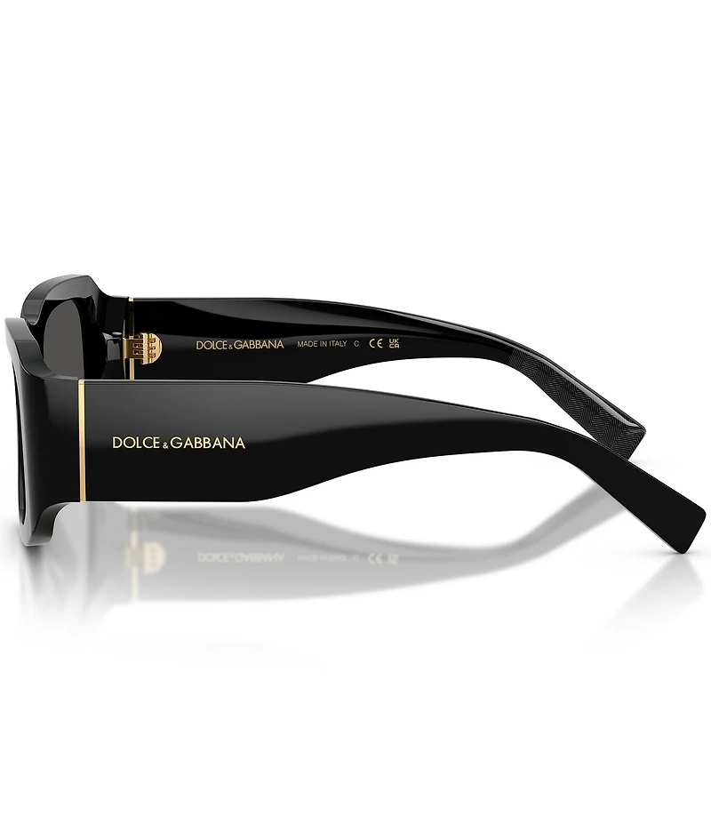 Dolce & Gabbana Men's DG4503 57mm Rectangle Sunglasses