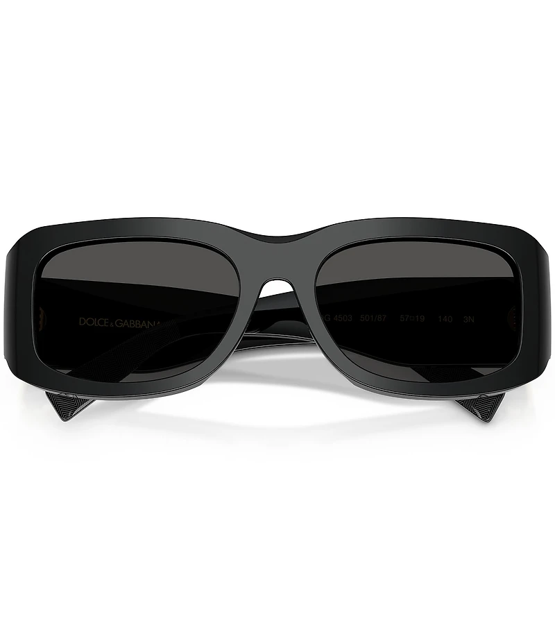 Dolce & Gabbana Men's DG4503 57mm Rectangle Sunglasses