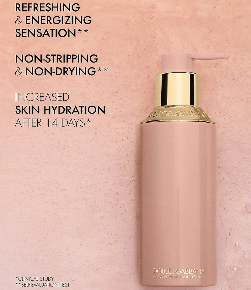 Dolce & Gabbana Glow-Refresh Basil Cleanser Serum-Touch Hydrating Cleanser