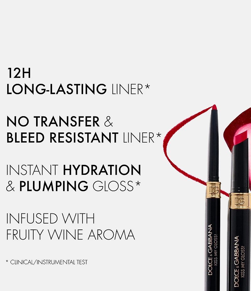 Dolce & Gabbana Kiss My Gloss! 4D Lip Gloss Stick & Lip Liner Duo Set