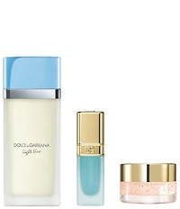 Dolce & Gabbana Light Blue Eau de Toilette and Lip Care Beauty 3-Piece Gift Set