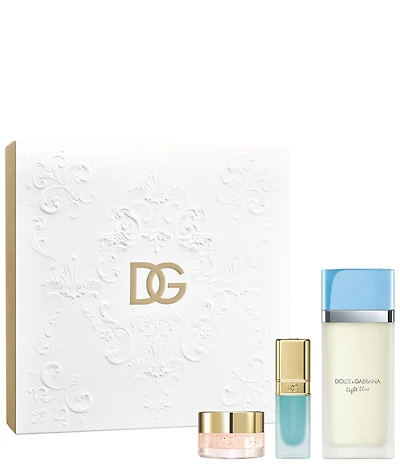 Dolce & Gabbana Light Blue Eau de Toilette and Lip Care Beauty 3-Piece Gift Set