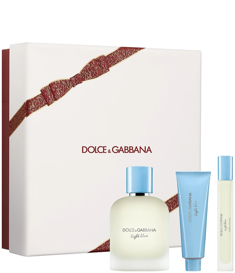 Dolce & Gabbana Light Blue Pour Homme Eau de Toilette Trio Gift Set