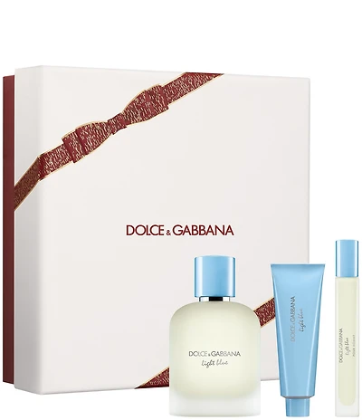Dolce & Gabbana Light Blue Pour Homme Eau de Toilette Trio Gift Set