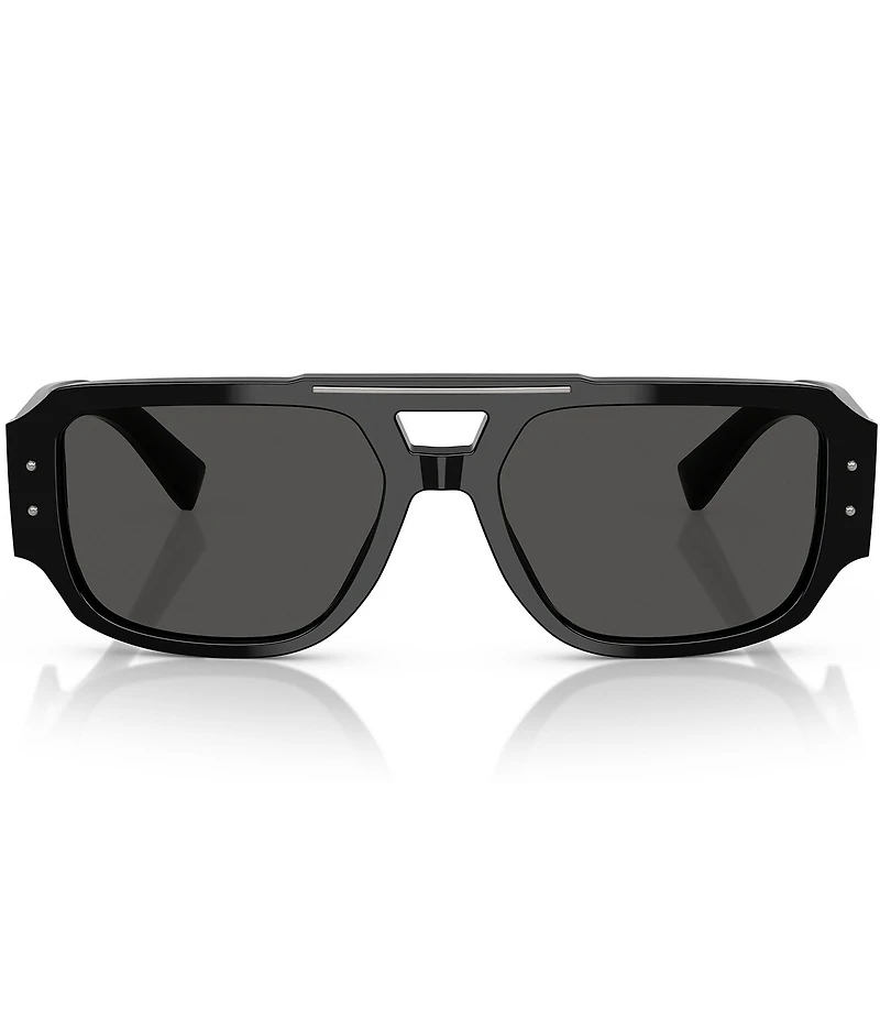 Dolce & Gabbana Men's 0DG4482F 57mm Aviator Sunglasses