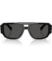 Dolce & Gabbana Men's 0DG4482F 57mm Aviator Sunglasses