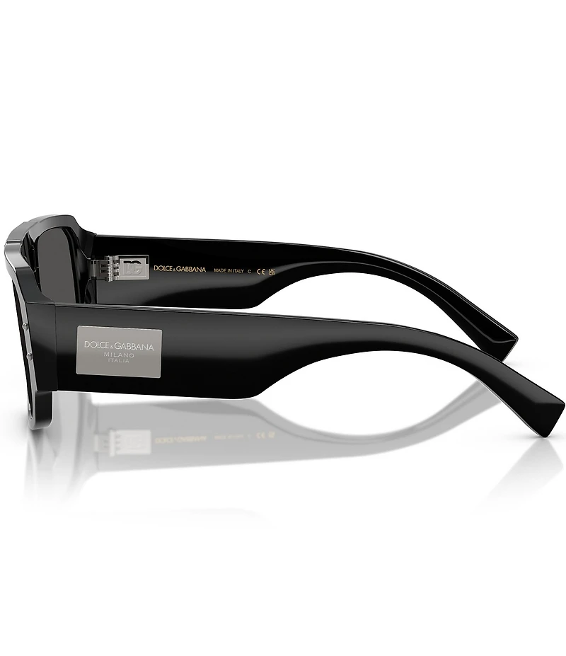 Dolce & Gabbana Men's 0DG4482F 57mm Aviator Sunglasses