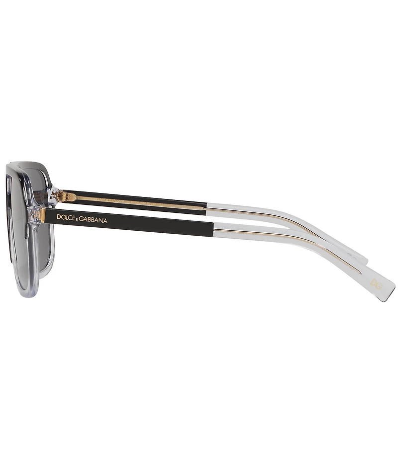 Dolce & Gabbana Men's Dg4354 58mm Polarized Square Sunglasses