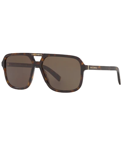 Dolce & Gabbana Men's Dg4354 58mm Square Sunglasses