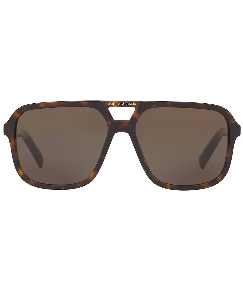 Dolce & Gabbana Men's Dg4354 58mm Square Sunglasses