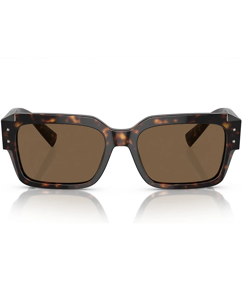 Dolce & Gabbana Men's DG4460 56mm Havana Square Sunglasses