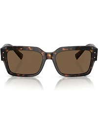 Dolce & Gabbana Men's DG4460 56mm Havana Square Sunglasses