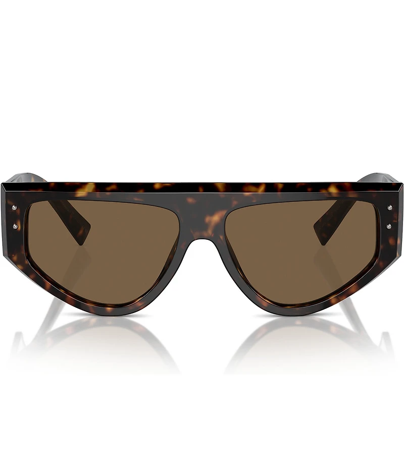 Dolce & Gabbana Men's DG4461 57mm Havana Rectangle Sunglasses