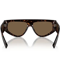 Dolce & Gabbana Men's DG4461 57mm Havana Rectangle Sunglasses