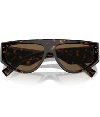 Dolce & Gabbana Men's DG4461 57mm Havana Rectangle Sunglasses