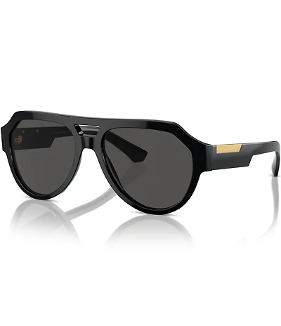 Dolce & Gabbana Men's DG4466 56mm Aviator Sunglasses