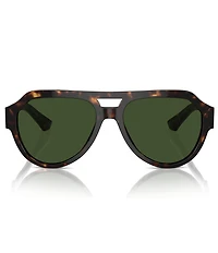 Dolce & Gabbana Men's DG4466 56mm Havana Aviator Sunglasses
