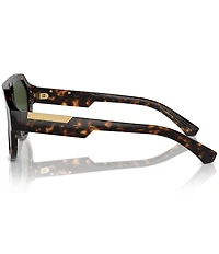 Dolce & Gabbana Men's DG4466 56mm Havana Aviator Sunglasses