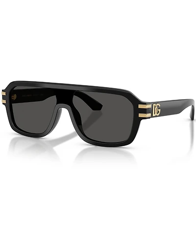 Dolce & Gabbana Men's DG4507 27mm Shield Sunglasses